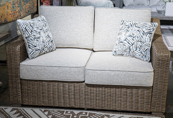 Laguna Heights Outdoor Loveseat with Cushion - Ace Furniture and Decor
