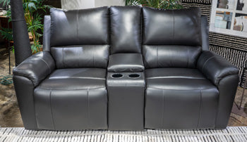 Glossmore Reclining Loveseat with Console - Ace Furniture and Decor