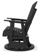 Hyland wave Outdoor Swivel Glider Chair - Ace Furniture and Decor
