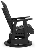 Hyland wave Outdoor Swivel Glider Chair - Ace Furniture and Decor