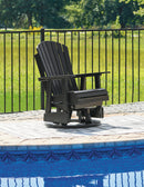 Hyland wave Outdoor Swivel Glider Chair - Ace Furniture and Decor