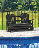 Hyland wave Outdoor Glider Loveseat - Ace Furniture and Decor