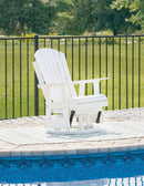 Hyland wave Outdoor Swivel Glider Chair - Ace Furniture and Decor