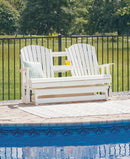 Hyland wave Outdoor Glider Loveseat - Ace Furniture and Decor