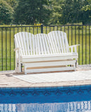 Hyland wave Outdoor Glider Loveseat - Ace Furniture and Decor