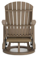 Hyland wave Outdoor Swivel Glider Chair - Ace Furniture and Decor
