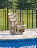 Hyland wave Outdoor Swivel Glider Chair - Ace Furniture and Decor