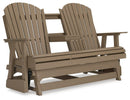 Hyland wave Outdoor Glider Loveseat - Ace Furniture and Decor