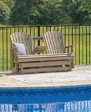Hyland wave Outdoor Glider Loveseat - Ace Furniture and Decor