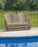 Hyland wave Outdoor Glider Loveseat - Ace Furniture and Decor