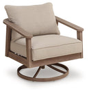 Harmony Headlands Outdoor Swivel Lounge with Cushion - Ace Furniture and Decor
