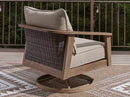 Harmony Headlands Outdoor Swivel Lounge with Cushion - Ace Furniture and Decor