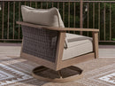 Harmony Headlands Outdoor Swivel Lounge with Cushion - Ace Furniture and Decor