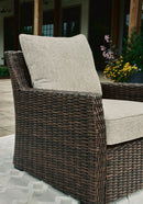 Brook Ranch Outdoor Lounge Chair with Cushion - Ace Furniture and Decor