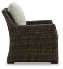 Brook Ranch Outdoor Lounge Chair with Cushion - Ace Furniture and Decor