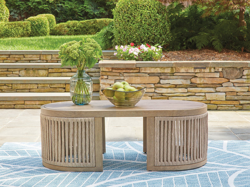 Serena Shores Outdoor Coffee Table - Ace Furniture and Decor