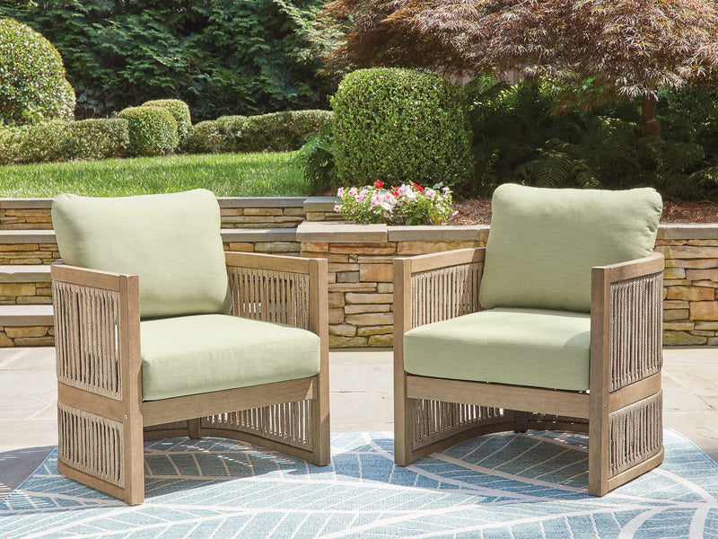 Serena Shores Outdoor Lounge Chair (Set of 2) - Ace Furniture and Decor