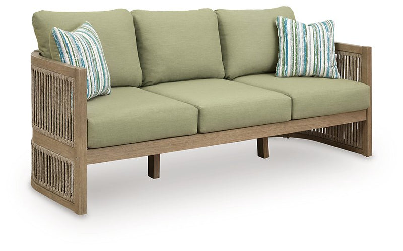 Serena Shores Outdoor Sofa with Cushion - Ace Furniture and Decor