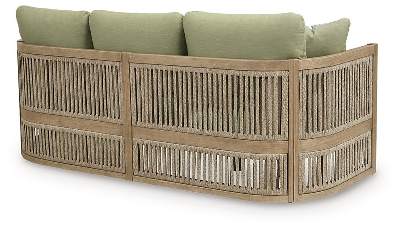 Serena Shores Outdoor Sofa with Cushion - Ace Furniture and Decor