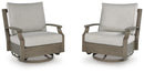 Rainier Ranch Outdoor Swivel Glider Chair with Cushion image