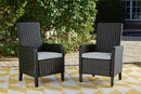 Beachcroft Outdoor Arm Chair with Cushion (Set of 2) - Ace Furniture and Decor