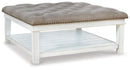 Kanwyn Upholstered Ottoman Coffee Table - Ace Furniture and Decor