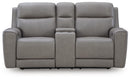 5Z-Comfort Power Reclining Loveseat with Console - Ace Furniture and Decor