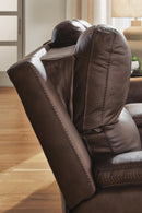 Bleckley Power Reclining Loveseat with Console - Ace Furniture and Decor