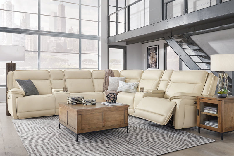Double Deal Reclining Sectional with 2 Consoles - Ace Furniture and Decor