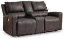 Boxmere Power Reclining Loveseat with Console - Ace Furniture and Decor