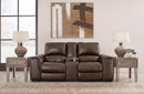 Alessandro Power Reclining Loveseat with Console - Ace Furniture and Decor