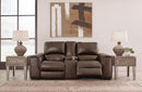 Alessandro Power Reclining Loveseat with Console - Ace Furniture and Decor