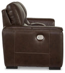 Alessandro Power Reclining Loveseat with Console - Ace Furniture and Decor