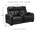 Boyington Power Reclining Loveseat with Console - Ace Furniture and Decor