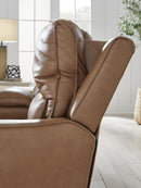 DeepWakes Power Reclining Loveseat with Console - Ace Furniture and Decor