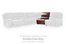 DeepWakes Power Reclining Sectional with Chaise - Ace Furniture and Decor