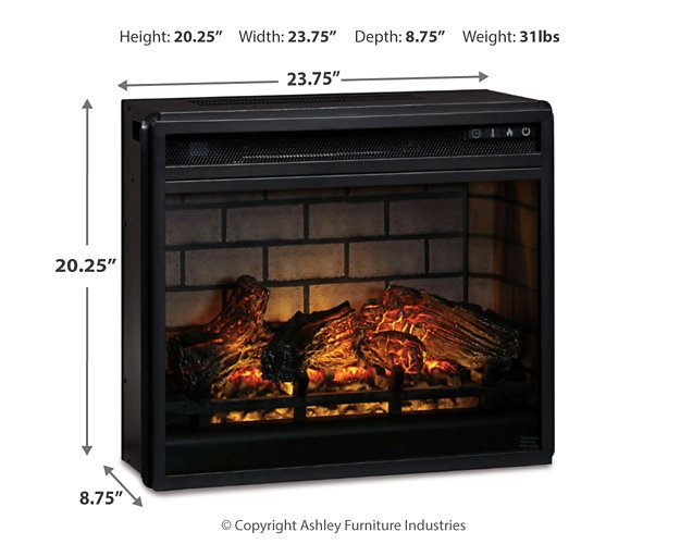 Wildenauer 76" TV Stand with Electric Fireplace - Ace Furniture and Decor