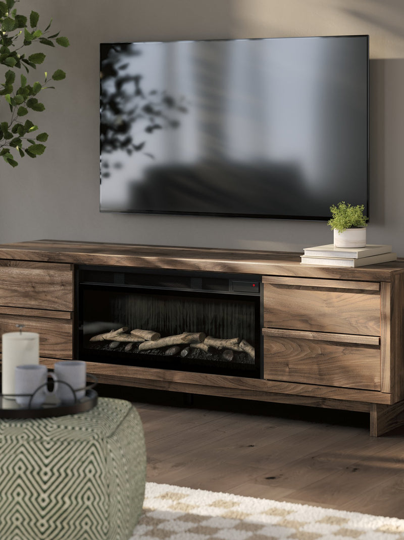 Zadilyn 72" TV Stand with Electric Fireplace - Ace Furniture and Decor