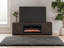 Cayboni 71" TV Stand with Electric Fireplace - Ace Furniture and Decor