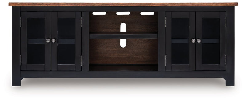 Wildenauer 76" TV Stand with Electric Fireplace - Ace Furniture and Decor