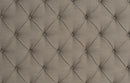 Vermillion King Upholstered Panel Bed in Gray 5442K-1EK*