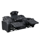 Apex Power Double Reclining Sofa With Center Drop-Down Cup Holders