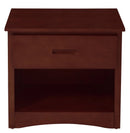 Rowe 1 Drawer Night Stand in Dark Cherry B2013DC-4