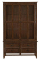 Frazier Park Buffet and Hutch in Dark Cherry 1649-50*