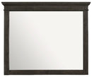 Blaire Farm Mirror in Saddle Brown Wood 1675-6