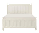 Wellsummer Queen Panel Bed in White 1803W-1*