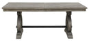Toulon Dining Table in Dark Pewter 5438-96*